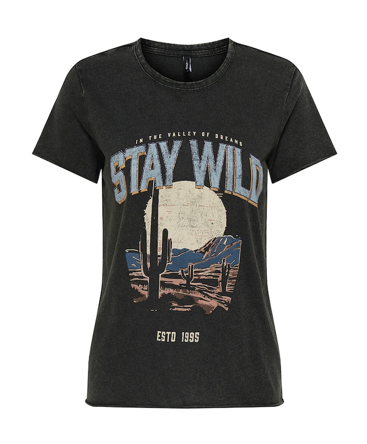 T-shirt zwart