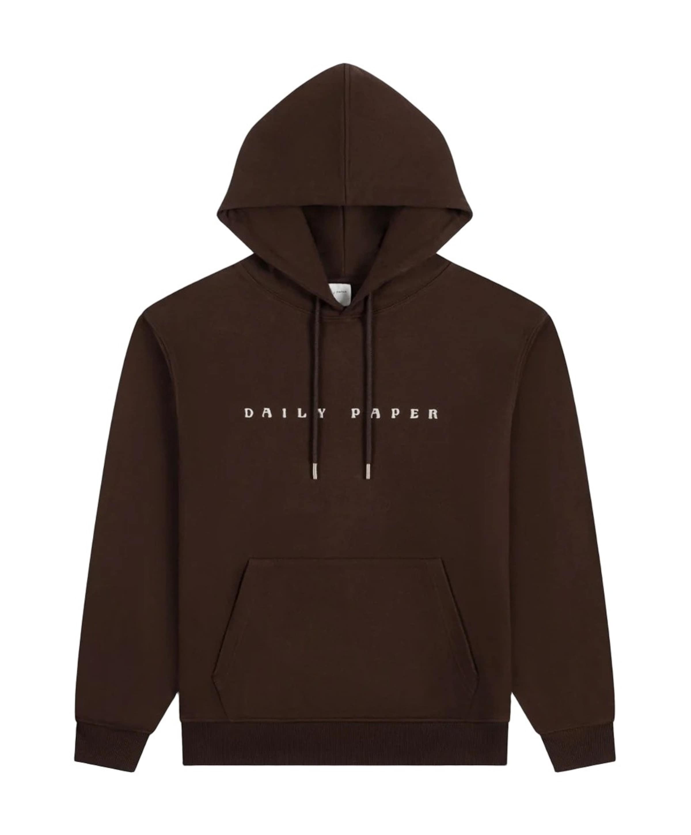 Heren hoodie bruin