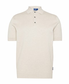 Heren polo beige