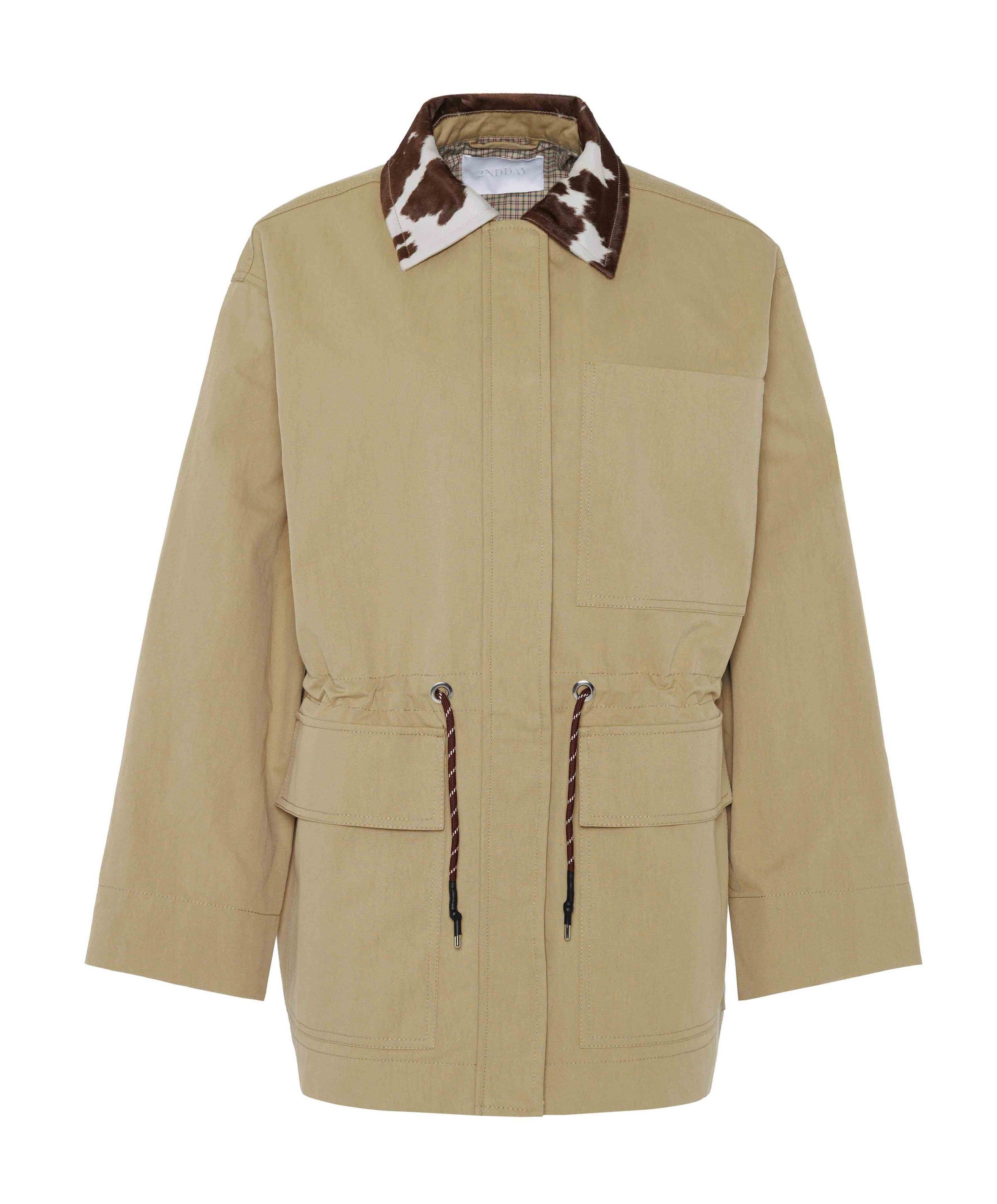 Dames jas beige