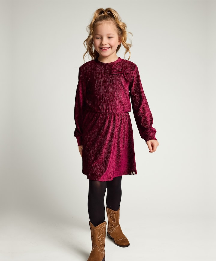 Meisjes jurk bordeaux