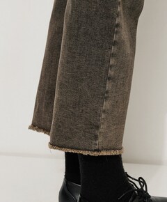 Audrey Straight Pocket dames jeans grijs
