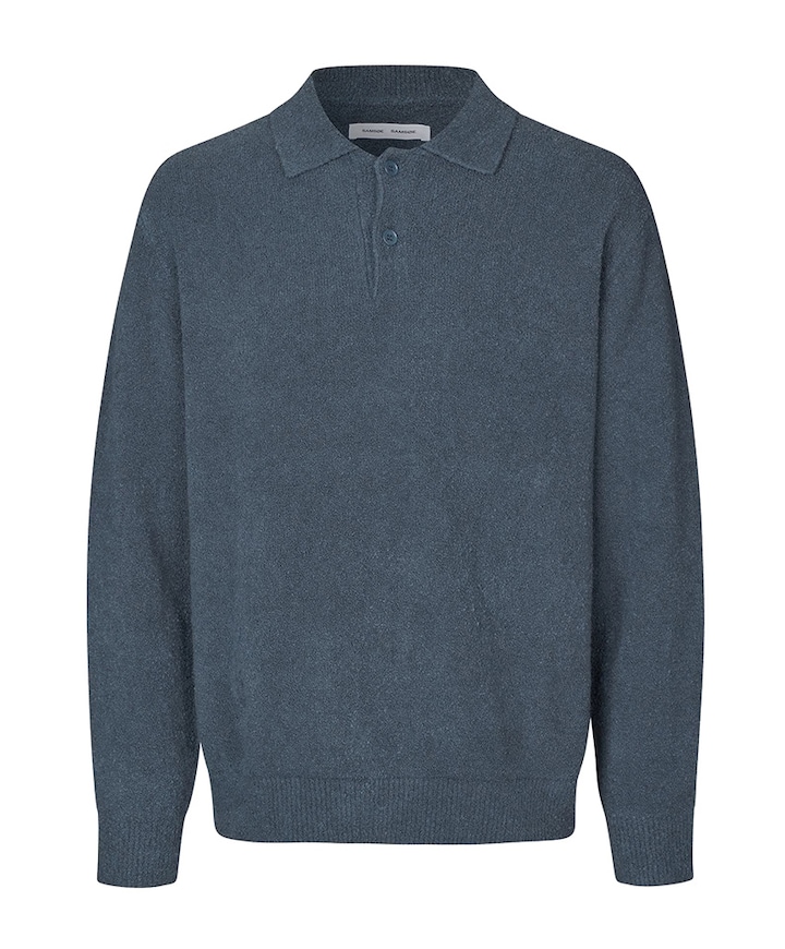 Heren polo blauw
