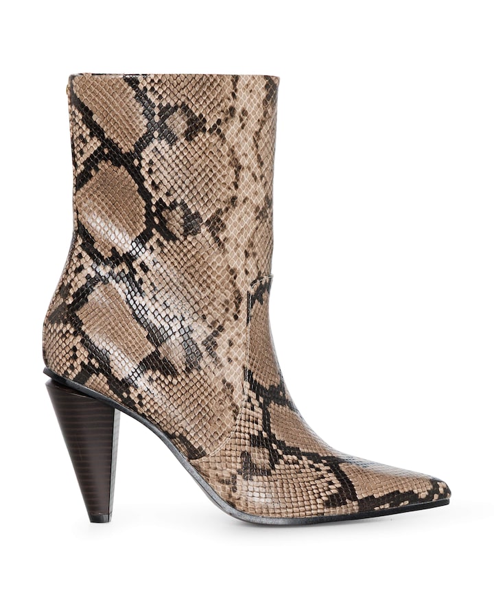 VALINDA TETI dames enkellaarzen beige