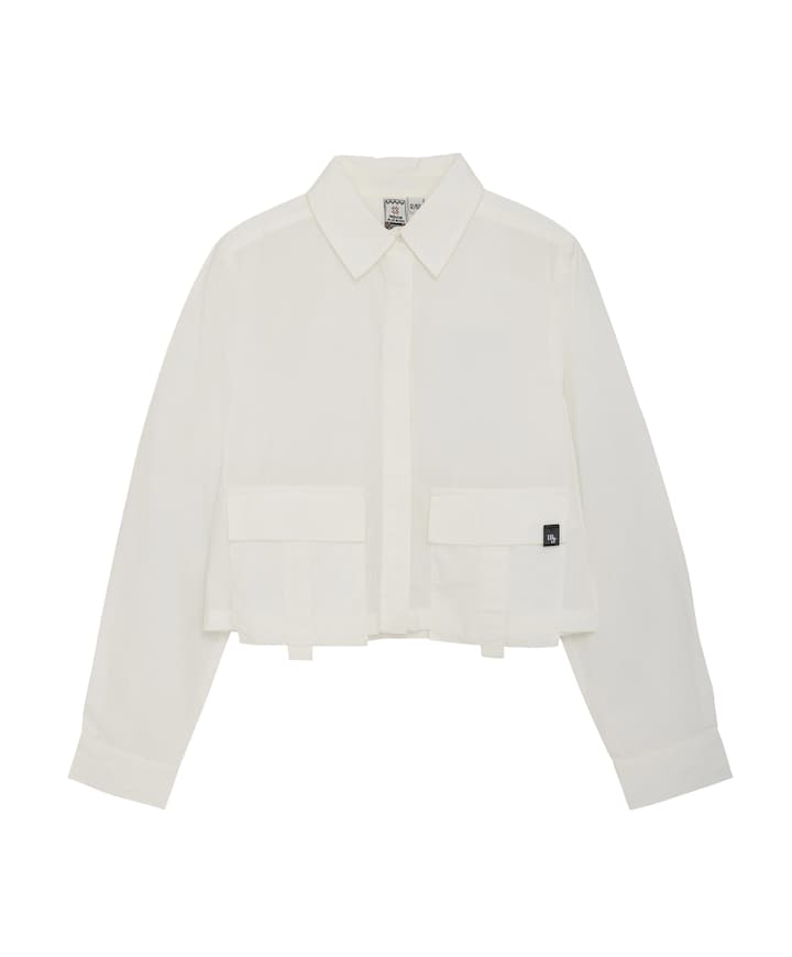 Blouse lange mouw wit