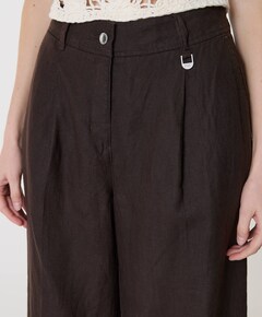 BRITT dames pantalon bruin