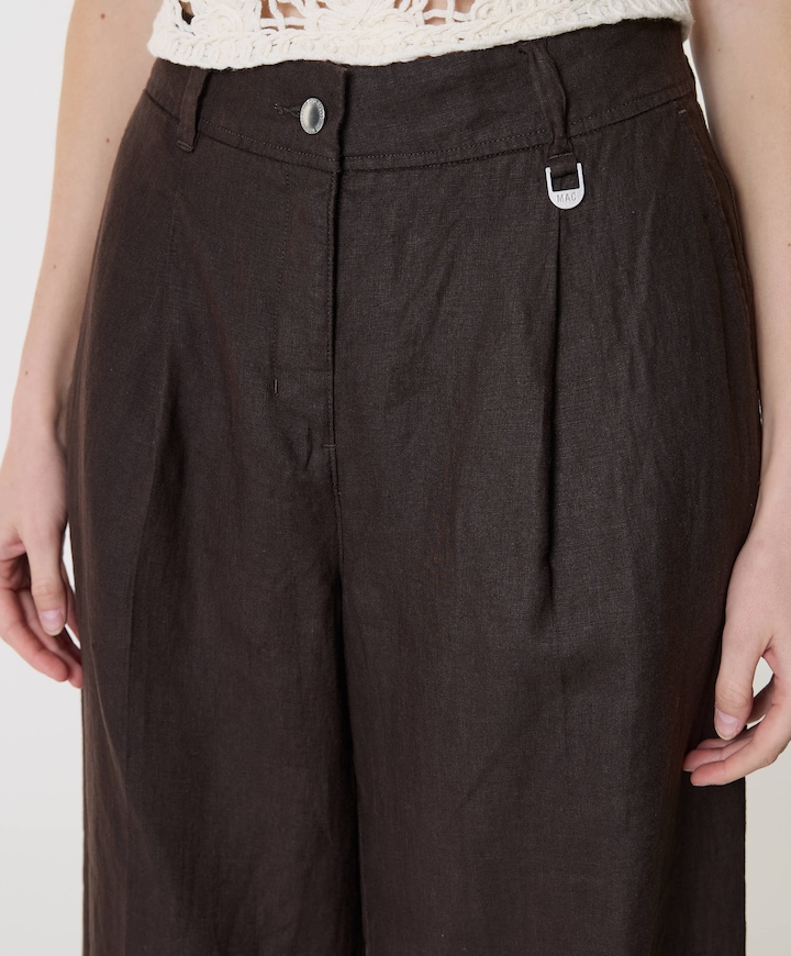 BRITT dames pantalon bruin