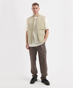 Heren bodywarmer beige