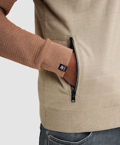 Heren bodywarmer beige