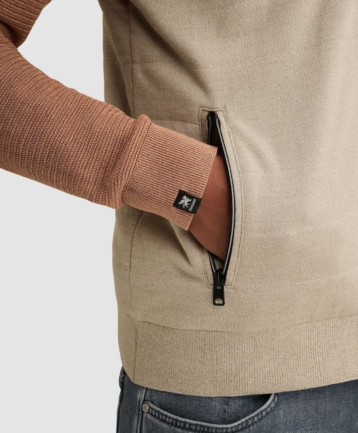 Heren bodywarmer beige