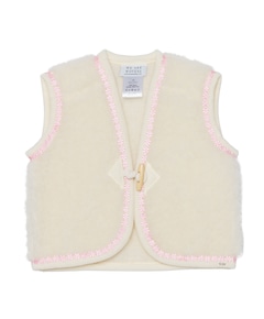 Meisjes gilet wit