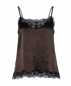 Dames top bruin