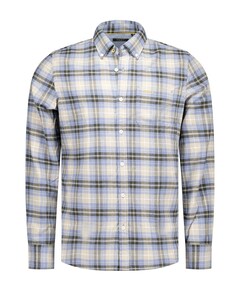 Overhemd lange mouw blauw