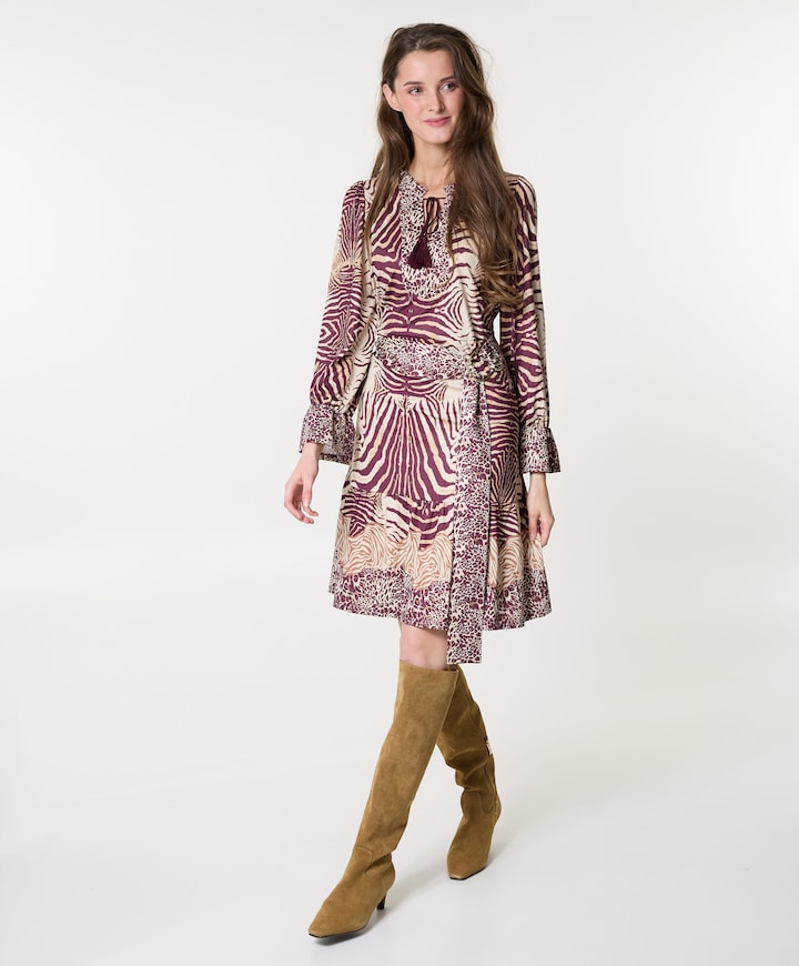 Dames jurk multicolor