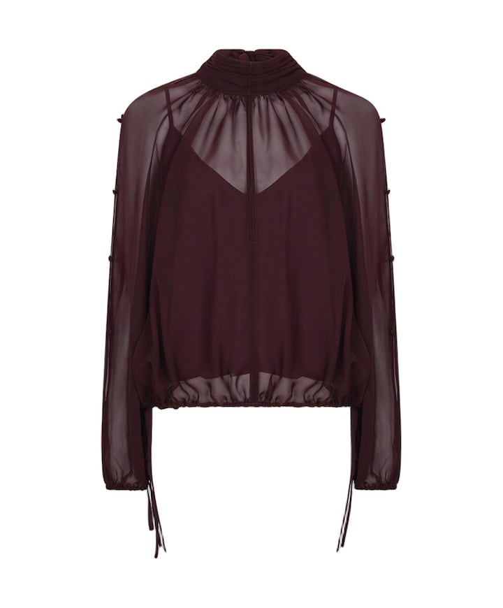 Dames blouse paars