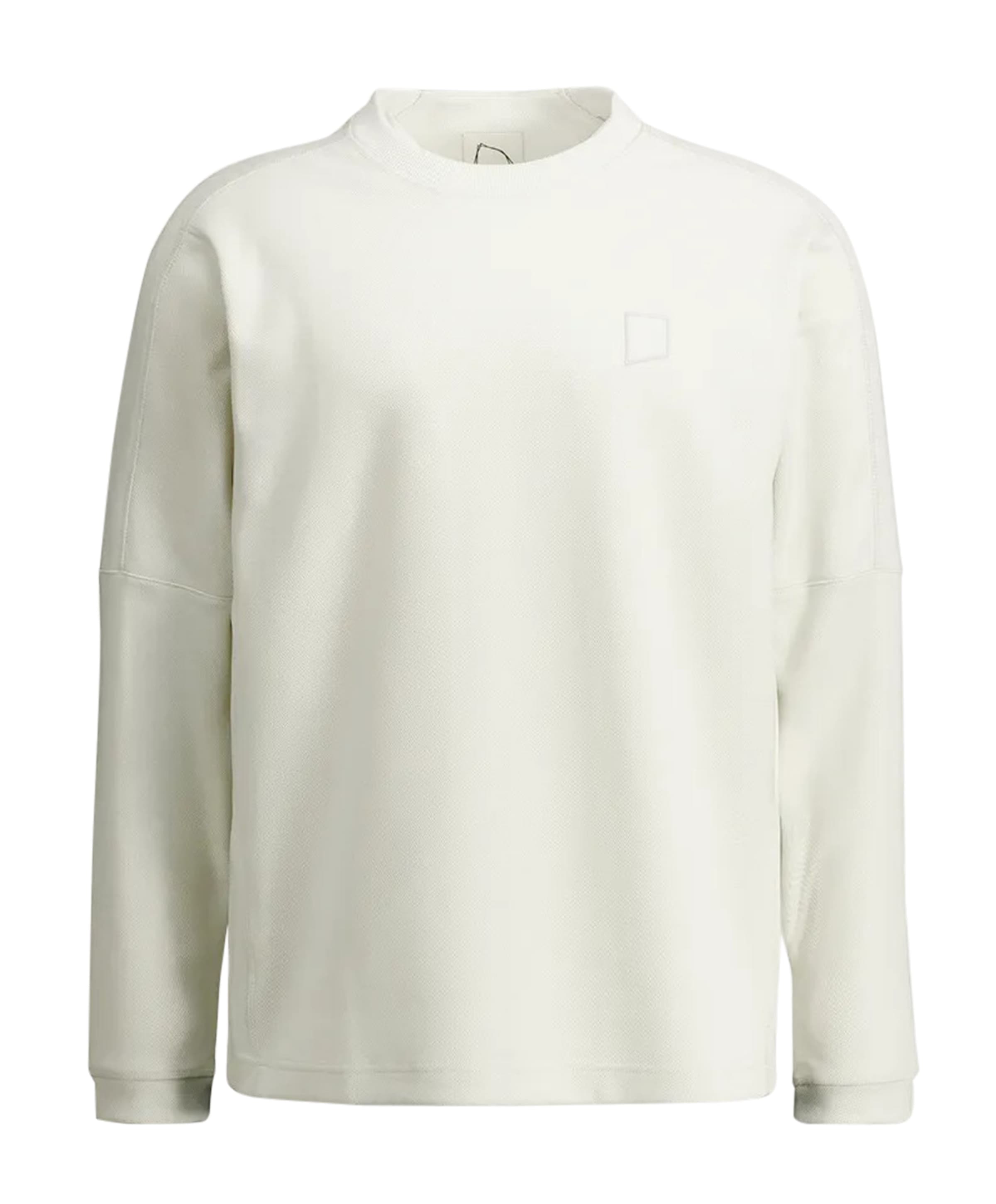 Heren longsleeve ecru