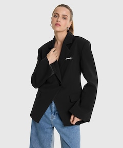 Dames blazer zwart