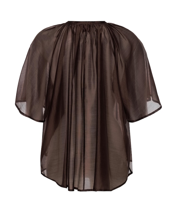 Dames blouse bruin