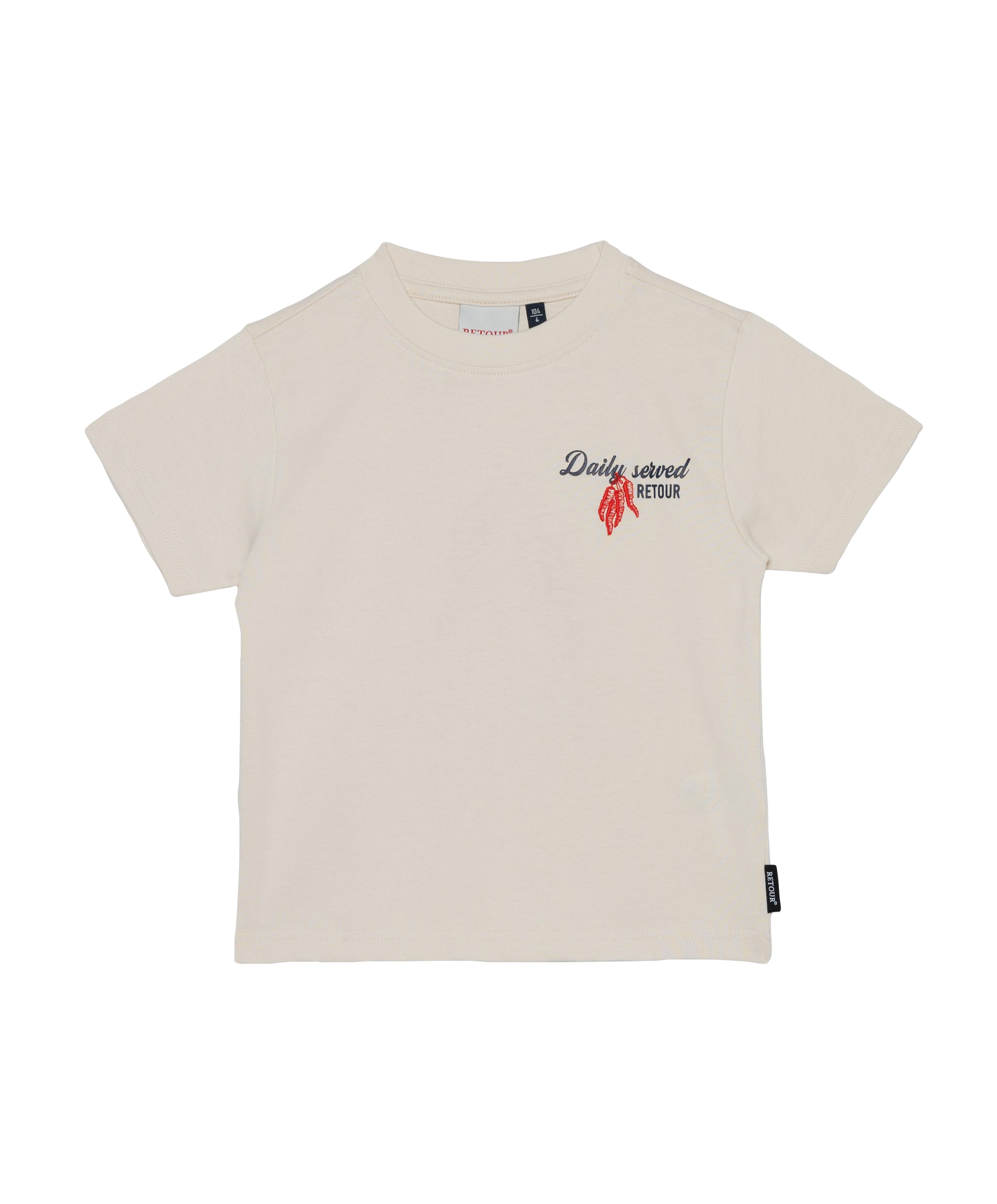 Jongens T-shirt ecru