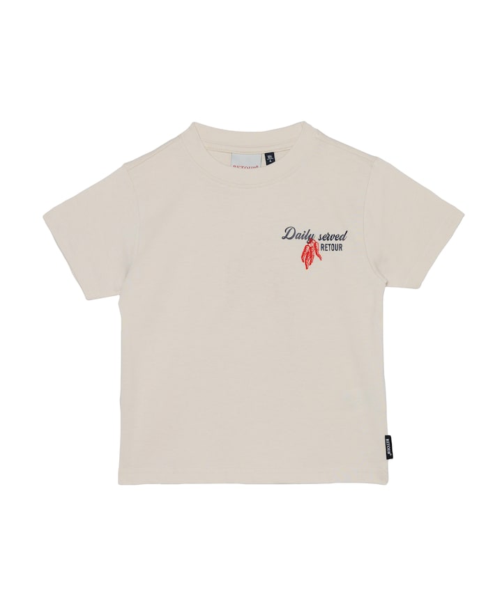 Jongens T-shirt ecru