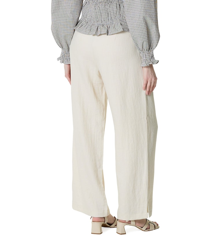 VIFLEA HW TAILORED dames pantalon beige