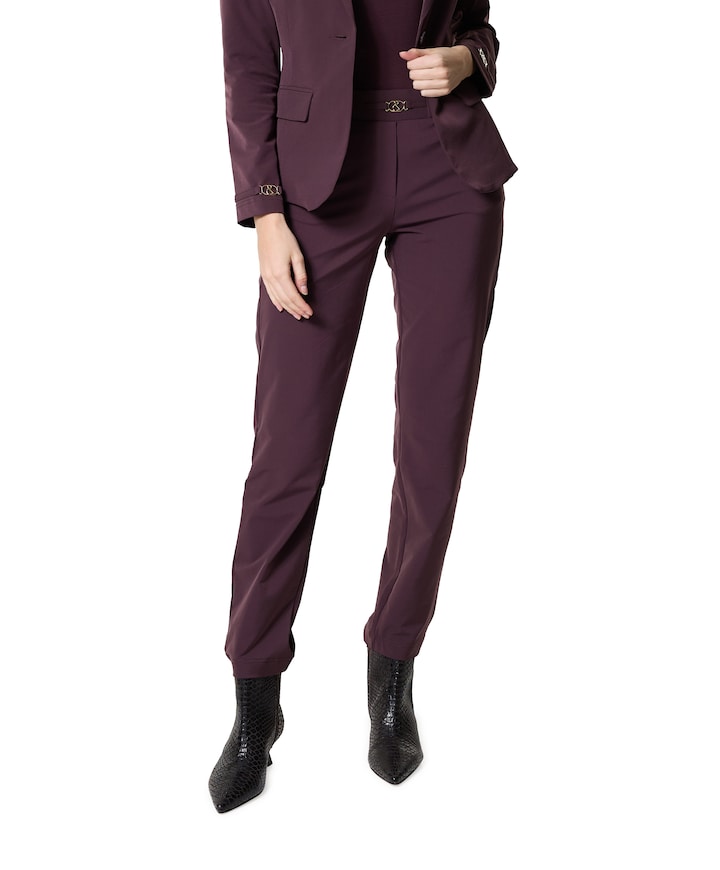 POLA TRAVEL dames broek paars