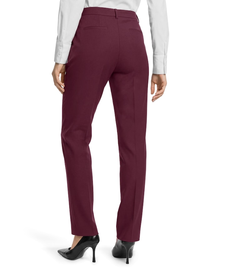 7/8 dames pantalon bordeaux