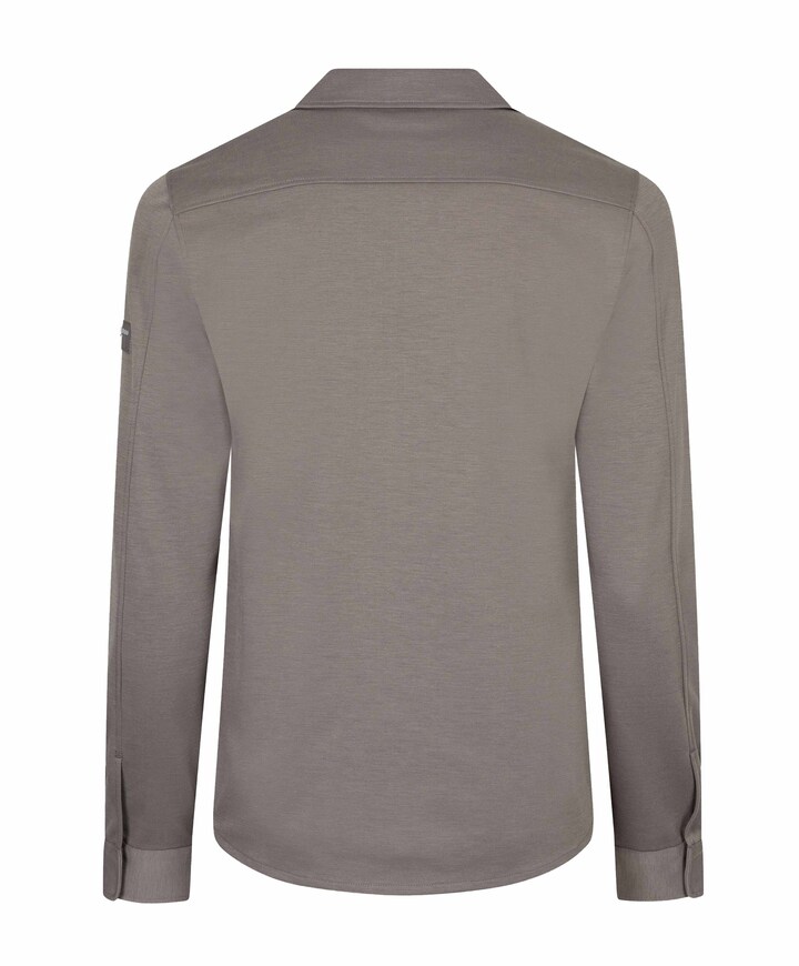 Heren overshirt beige