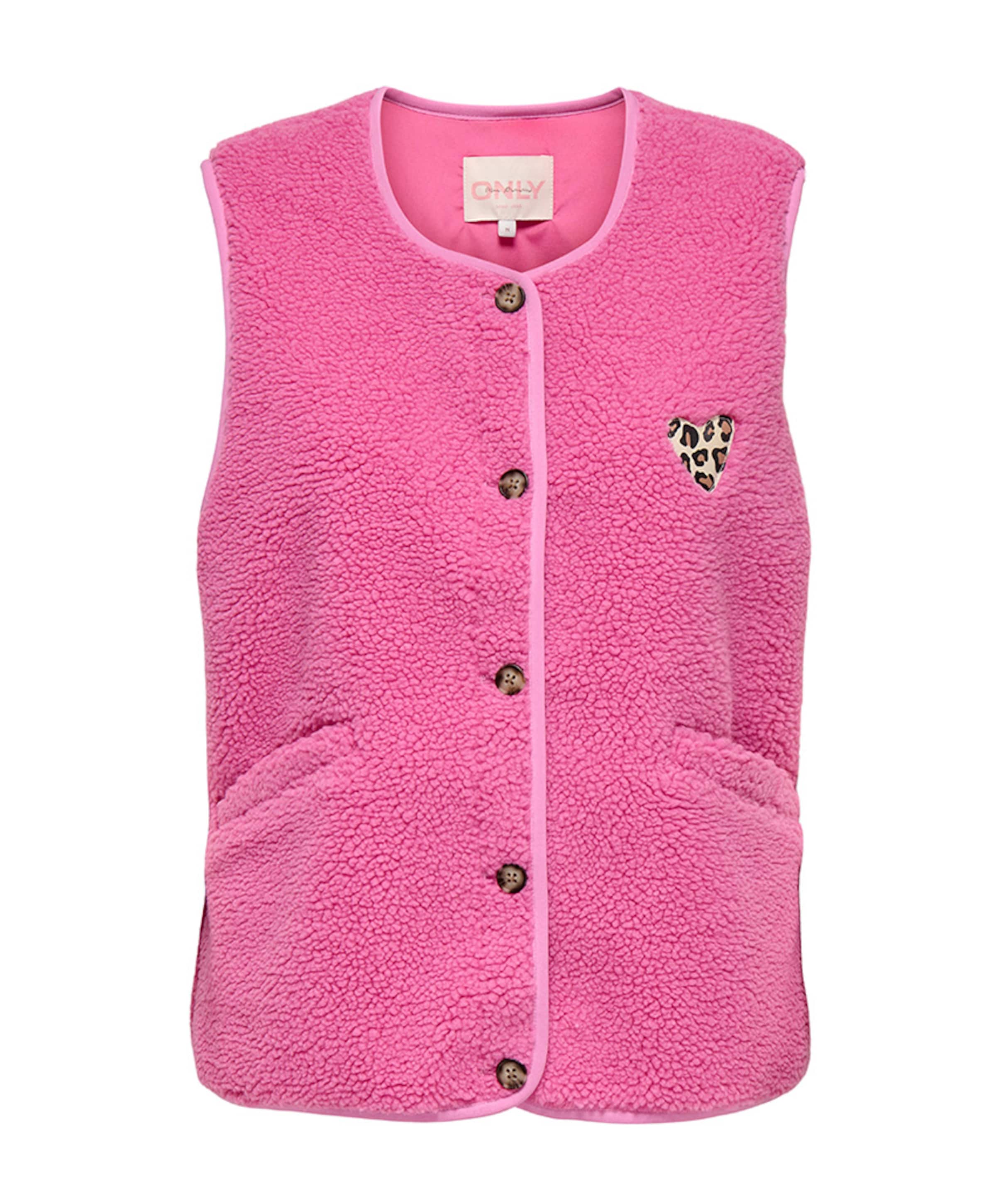 Dames gilet roze