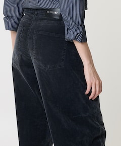 Baggy twisted dames broek zwart