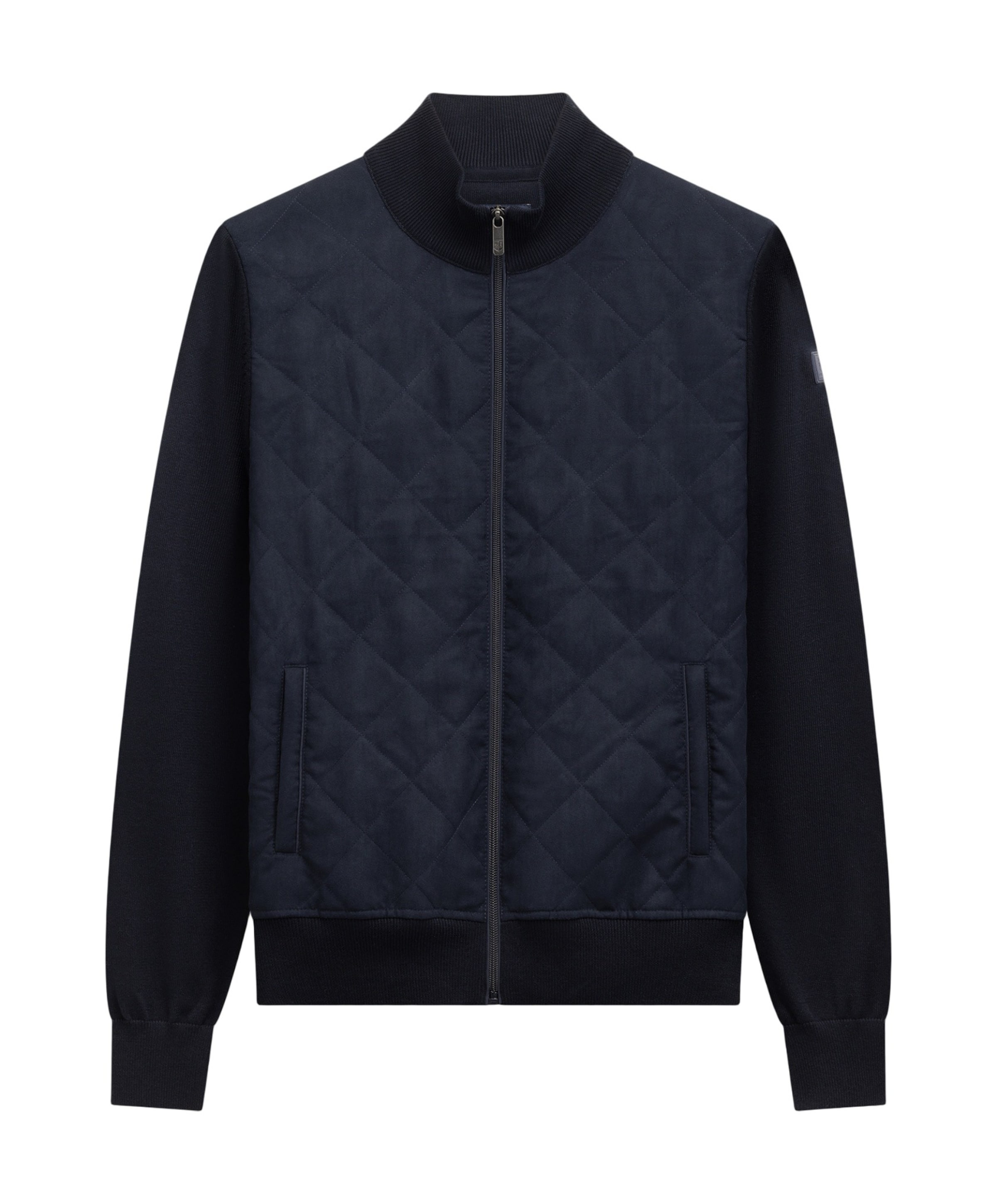 Heren vest blauw