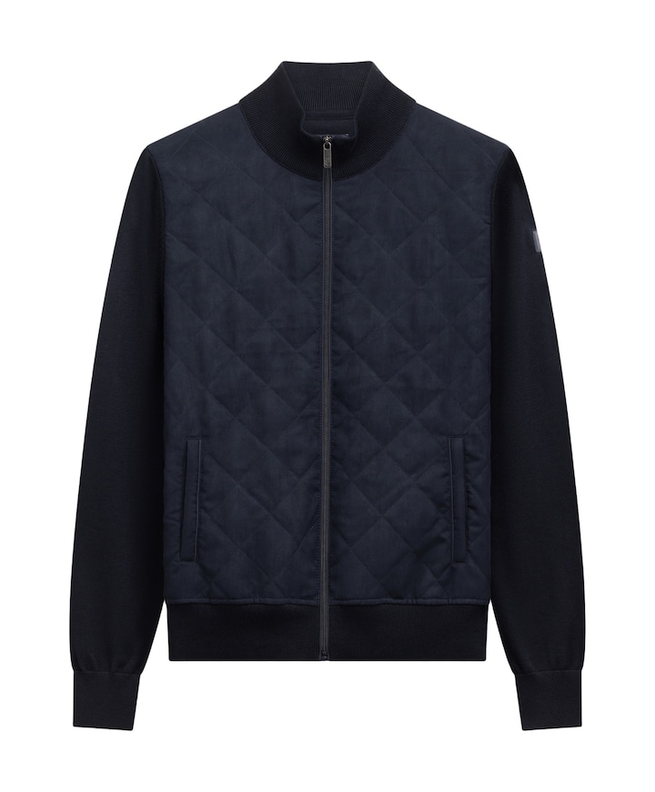 Heren vest blauw