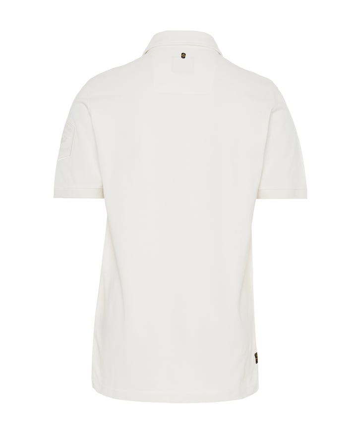 Heren polo ecru
