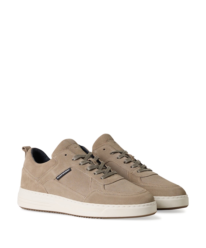 heren sneakers beige
