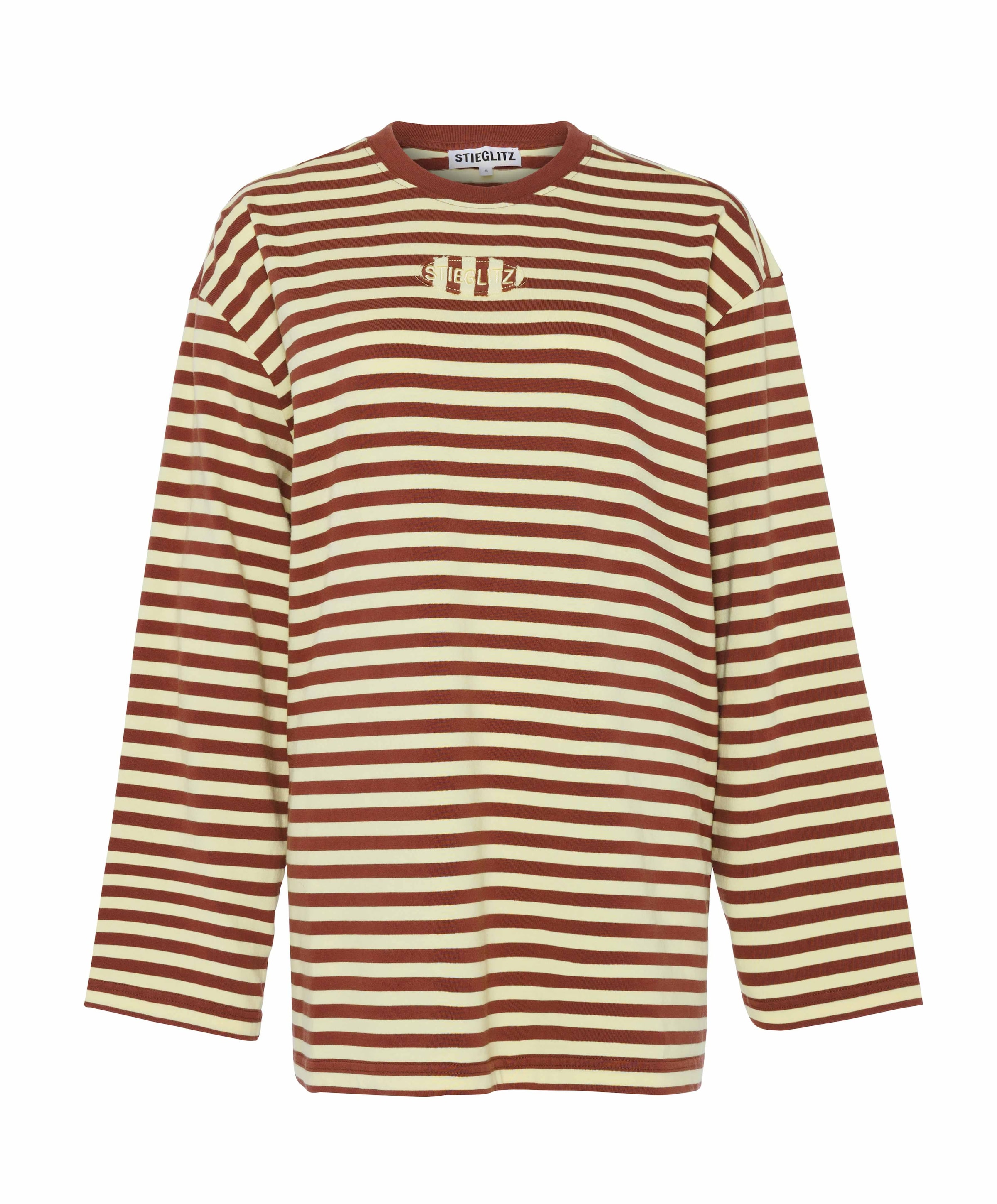 Dames longsleeve geel