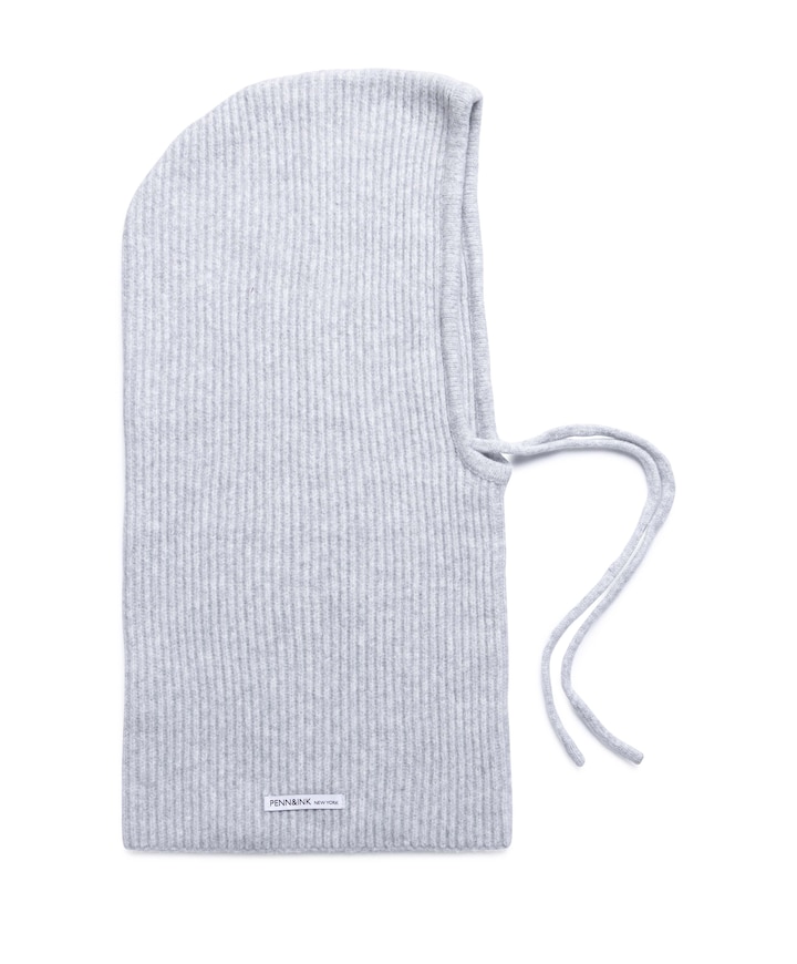 Dames balaclava grijs