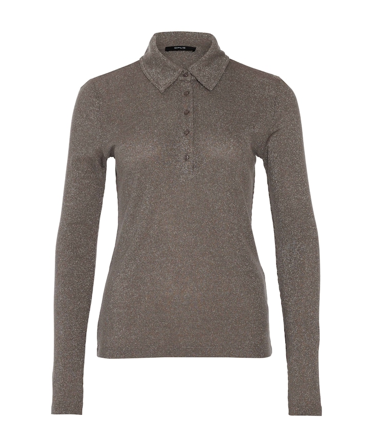 Dames polo beige