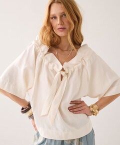 Dames blouse ecru