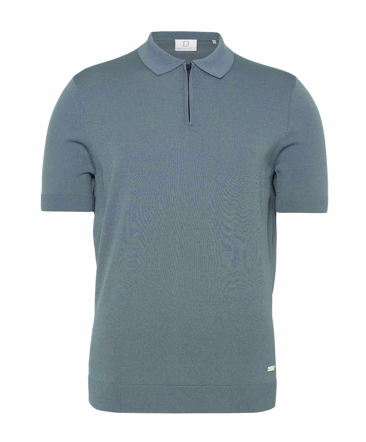 Heren polo blauw
