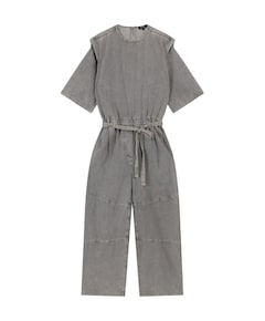 MONA dames jumpsuit grijs