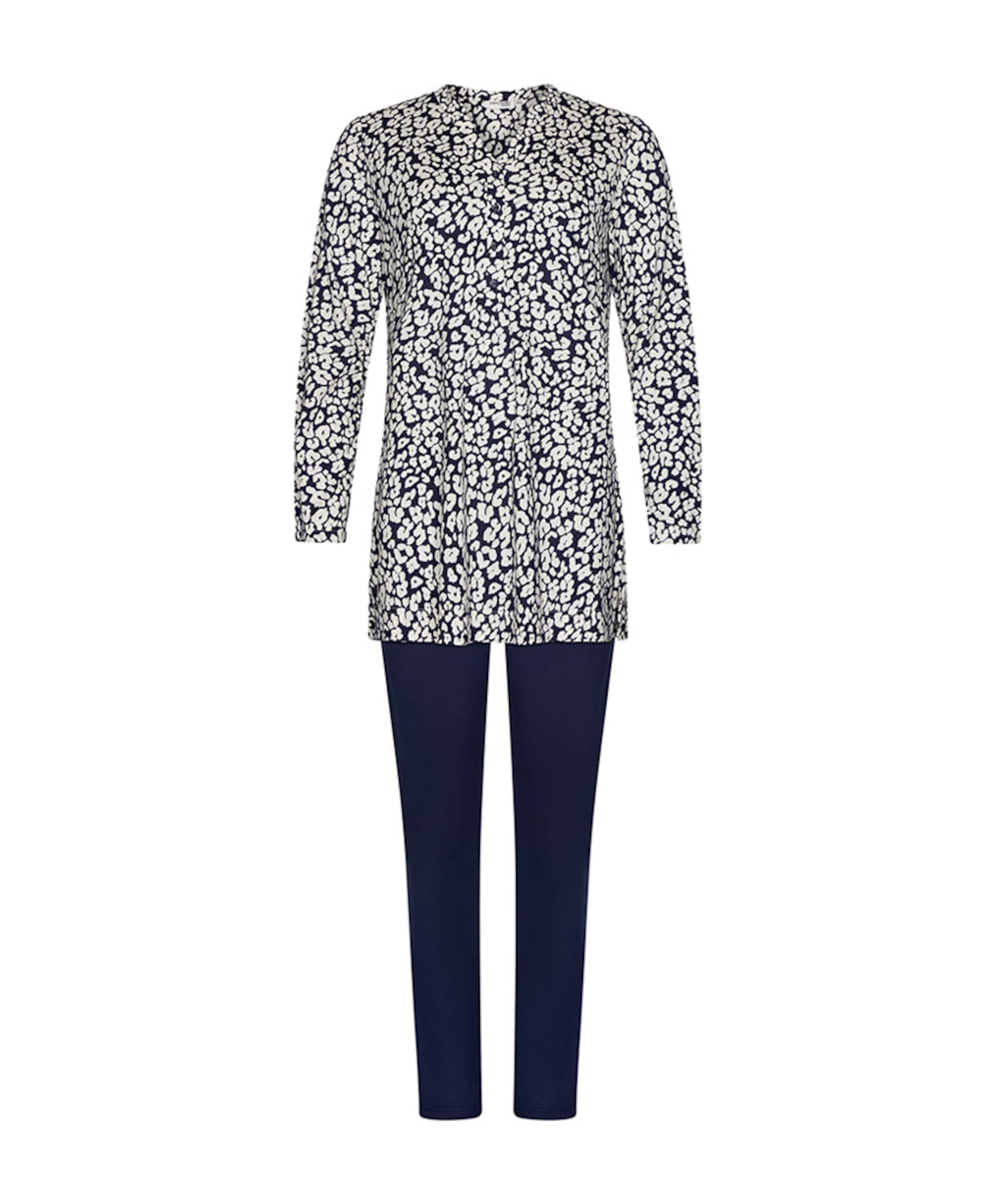 Dames pyjamaset blauw