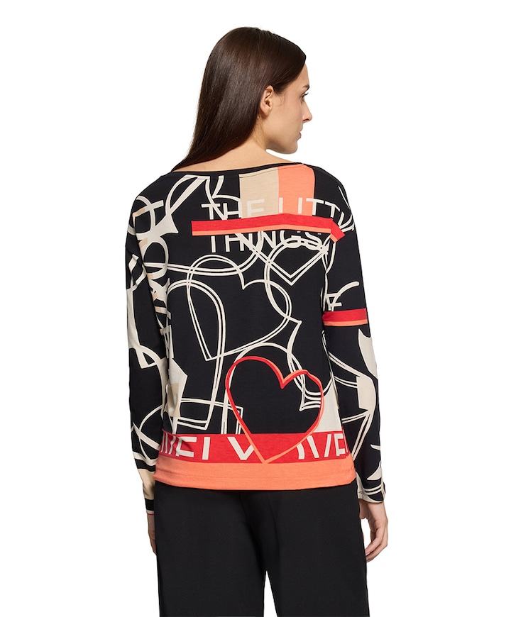 Dames longsleeve zwart