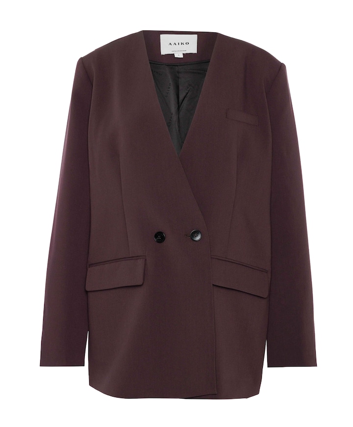 Dames blazer bordeaux