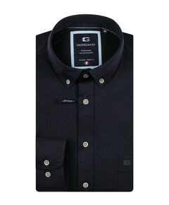 Overhemd lange mouw blauw