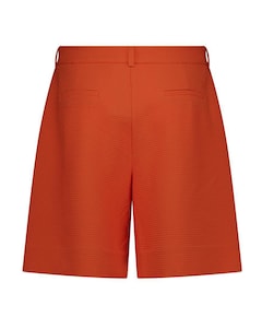 Mascha waffle dames korte broek oranje