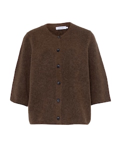 Dames vest bruin