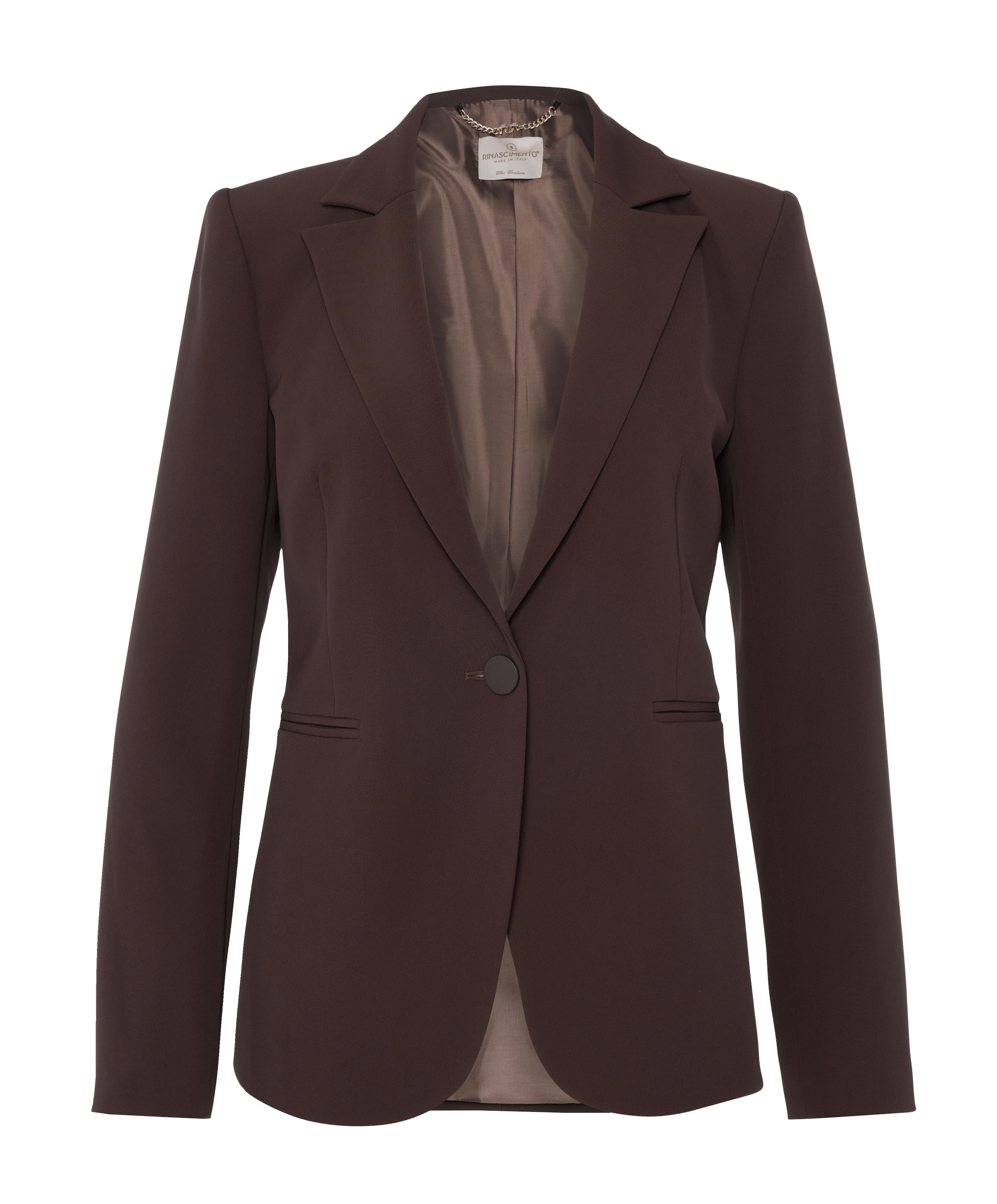 Dames blazer bruin