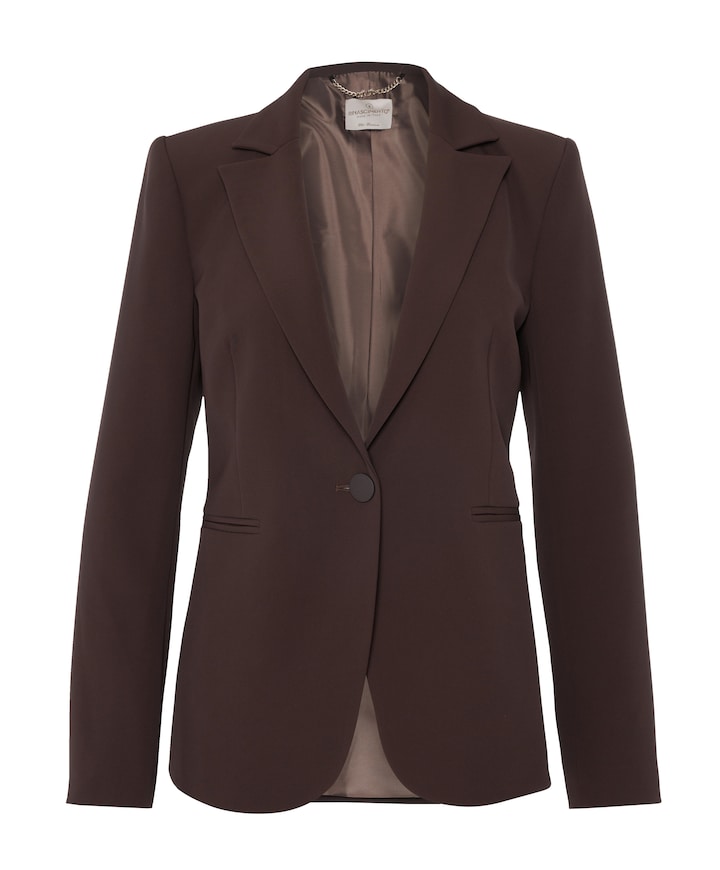 Dames blazer bruin
