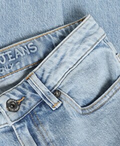 Wide Loose Fit Blue jongens jeans blauw