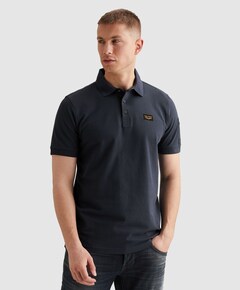 Heren polo blauw